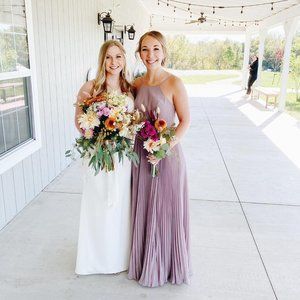 Azazie Lennon Dusk Purple Bridesmaid Dress - Size A4
